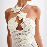 Kyla Floral Crochet Maxi Dress