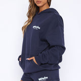 High Above Oversized Hoodie Navy