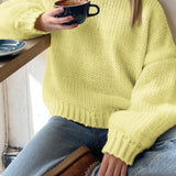 Basic Crew Neck Layering Sweater