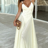 Spaghetti Strap Mesh Maxi Dress