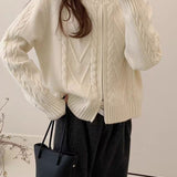 Turtleneck Cable Knit Sweater