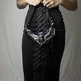 Gothic Lolita Y2K Harajuku Punk Steampunk Japanese Rivet Crossbody Bag