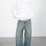 Slimming High Neck Knit Sweater