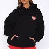 We Don't Talk Anymore Oversized Hoodie Black
