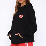 We Don't Talk Anymore Oversized Hoodie Black