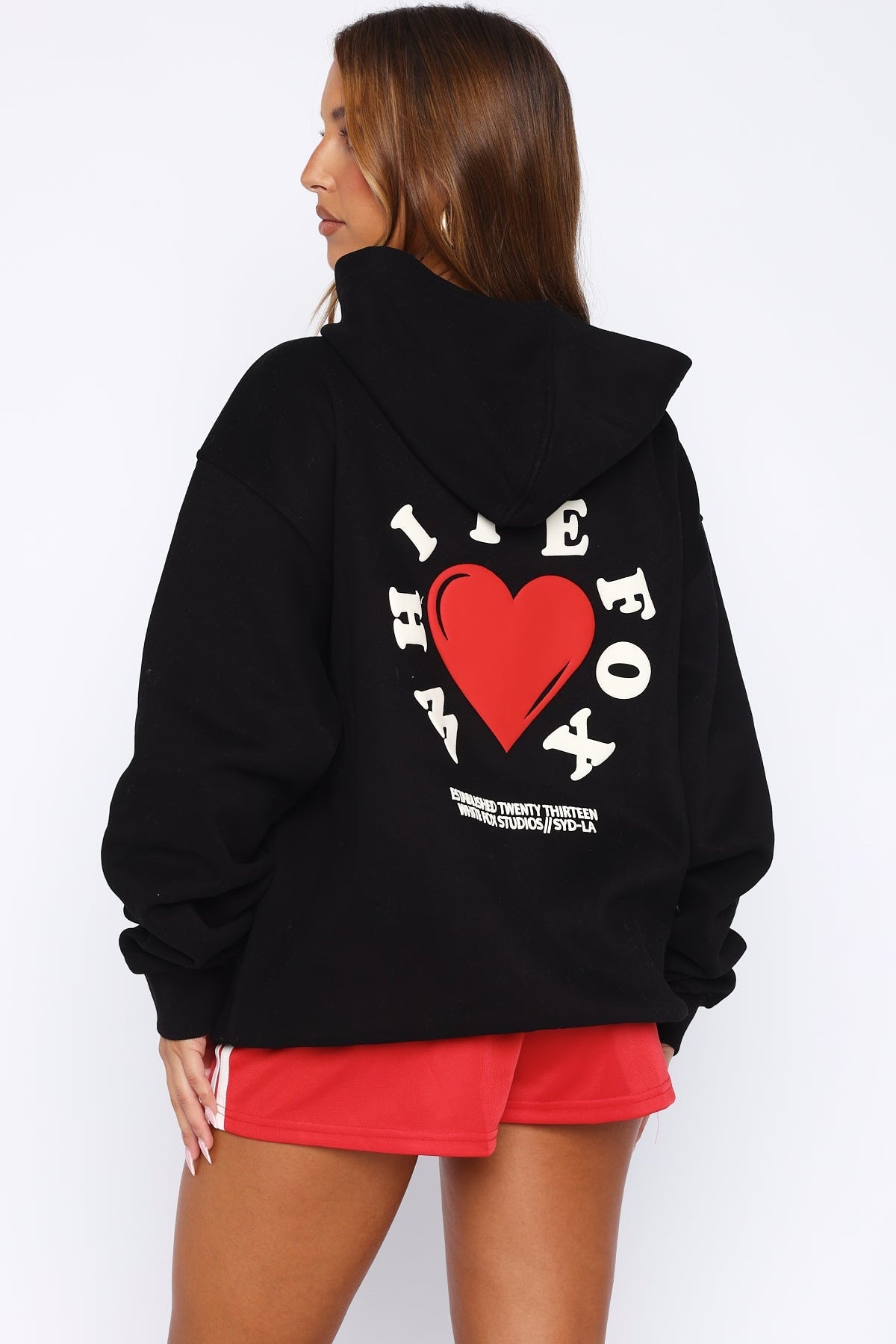 We Don't Talk Anymore Oversized Hoodie Black