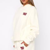 11th Street Sweet Kisses Oversized Hoodie Cake Batter