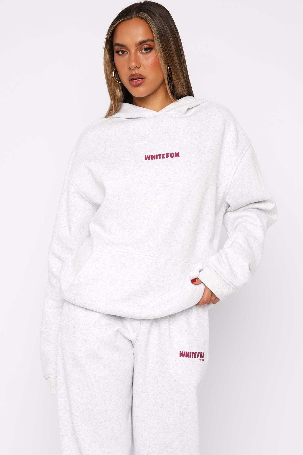 11th Street New York Or Nowhere Oversized Hoodie Berry Blast
