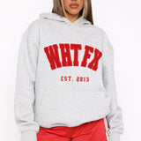 Give It Away Oversized Hoodie Dark Grey Marle
