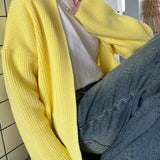 Relaxed Cozy Tie Waist Knit Cardigan