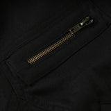 Casual Girdling Waist Black Jacket