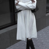 Minimalist Knit Two Piece Skirt Set