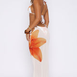 Luminous Maxi Skirt Marigold Twist