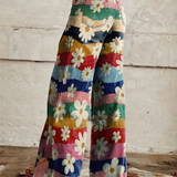 VINICIA - PANTALON RETRO FLORAL