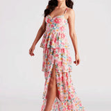 Whispering Petals Bloom Gown