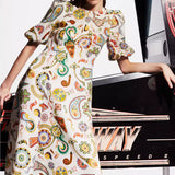 Arcade Dreams Printed Midi Dress