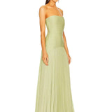 SABRINA | SLEEVELESS DROP-WAIST MAXI DRESS