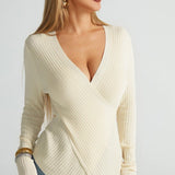 Fall/Winter Asymmetrical Knit Sweater