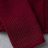Solid Color Knit Sweater
