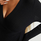 Fall/Winter Asymmetrical Knit Sweater