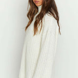 Casual Knit Turtleneck Sweater