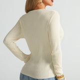 Fall/Winter Asymmetrical Knit Sweater