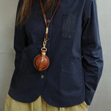 Navy Long Sleeve Casual Jacket