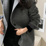 Versatile Wool Casual Blazer