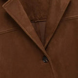 Suede Two-Button Casual Blazer