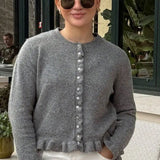 Single-Breasted Knit Cardigan