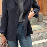 Slim Wool Coat Blazer