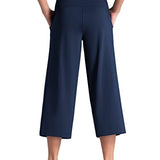 Lounge Yoga Capris Pants Bootleg Tummy Control High Waist Workout Flare Crop Pants