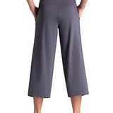 Lounge Yoga Capris Pants Bootleg Tummy Control High Waist Workout Flare Crop Pants