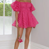 Danika - Puff Sleeve Mini Dress