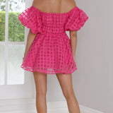 Danika - Puff Sleeve Mini Dress