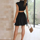 Beatrice Mini Dress - Black