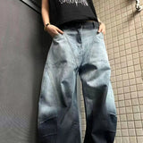 Unisex Gradient Streetwear Jeans