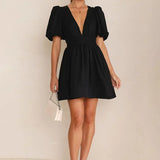 Erin Mini Dress - Black