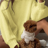 Basic Crew Neck Layering Sweater