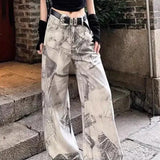 Punk Loose Fit Washed Jeans
