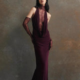 Sexy Cut Out Bodycon Maxi Dress