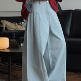 Deconstructed Flared Denim Jeans