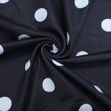 Polka Dot Strapless Crop Two Pieces Set