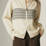 Vintage Jacquard Knit Sweater