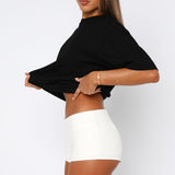 Don't Save Her Shorts White