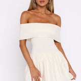 Wherever You Are Mini Dress White