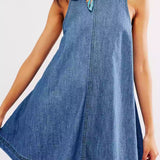 Sunset Stroll Denim Mini Dress