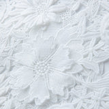 Heavy Lace 3D Embroidery Strapless Camellia Prom Dress