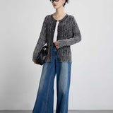 Vintage Cable Knit Crewneck Sweater