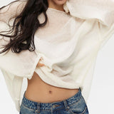Lightweight Hollow Knit Sweater
